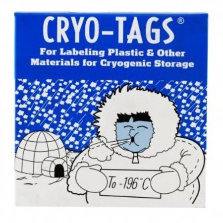 DIVERSIFIED BIOTECH Cryo-Tags, Roll, White, 1.5x3/4", 1000/pk, 1000PK 247132